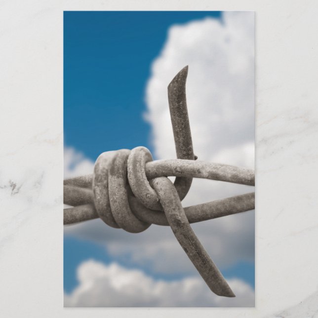 Stacheldraht Flyer (Vorne)