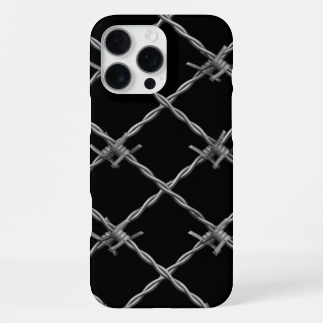 Stacheldraht iPhone Hülle (Rückseite)