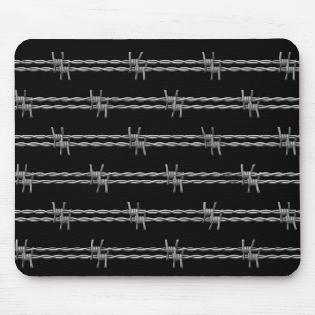 Stacheldraht Mousepad (Vorne)