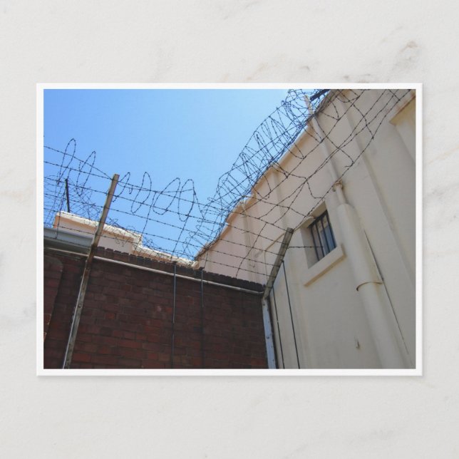 Stacheldraht Postkarte (Vorderseite)