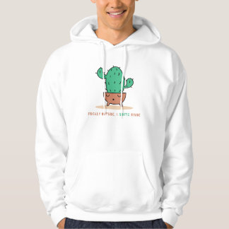 Stachelig außen, ein Softie innen, süßer, lustiger Hoodie