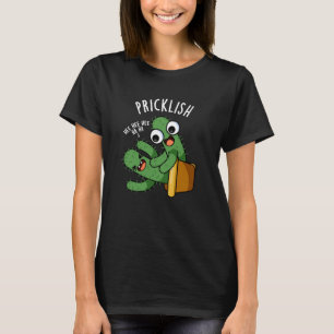 Stachelige lustige Kaktus-Wortspiele dunkler Hinte T-Shirt