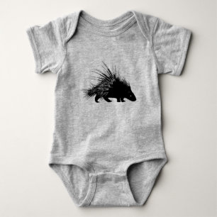 Stacheliges Stachelschwein Baby Strampler