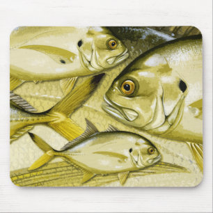 Stachelmakrelen-Jack-Mausunterlage Mousepad
