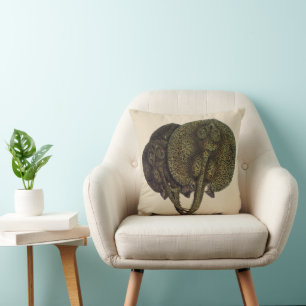 Stachelrochen Stingrays, Vintage Meeresleben Tiere Kissen