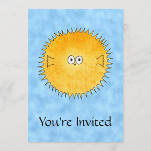 Stachelschwein-Fische Einladung