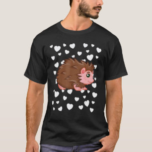 Stachelschwein Thema Baby Mädchen Rosa Kinderzimme T-Shirt