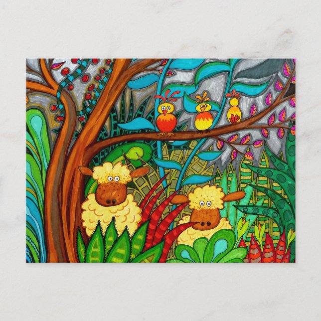 Stachelvogel Postkarte (Vorderseite)