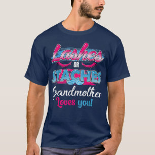 Staches oder Lashes Lieben T-Shirt