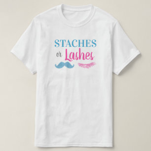 Staches oder Peitschen-Geschlecht decken der T-Shirt