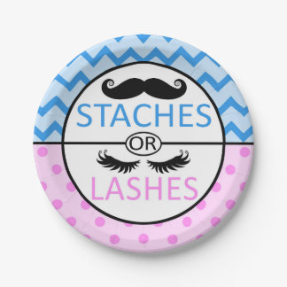 Staches oder Peitschengeschlecht decken Pappteller