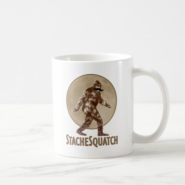 STACHESQUATCH I Schnurrbart, wenn Sie mein Squatch Tasse (Rechts)