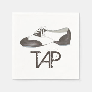 Stachst Showprint Tanzlehrer Tänzerin Tapdance Dec Serviette