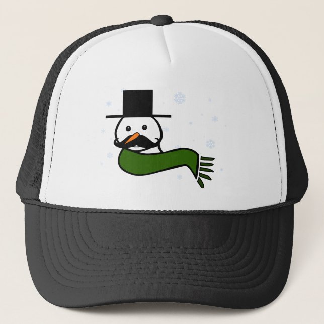 Stachy der Schneemann Truckerkappe (Vorderseite)