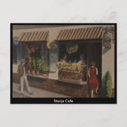 Stacja Cafe, Posen (Polen) Postkarte