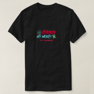STACK GELD KURZARM TSHIRT