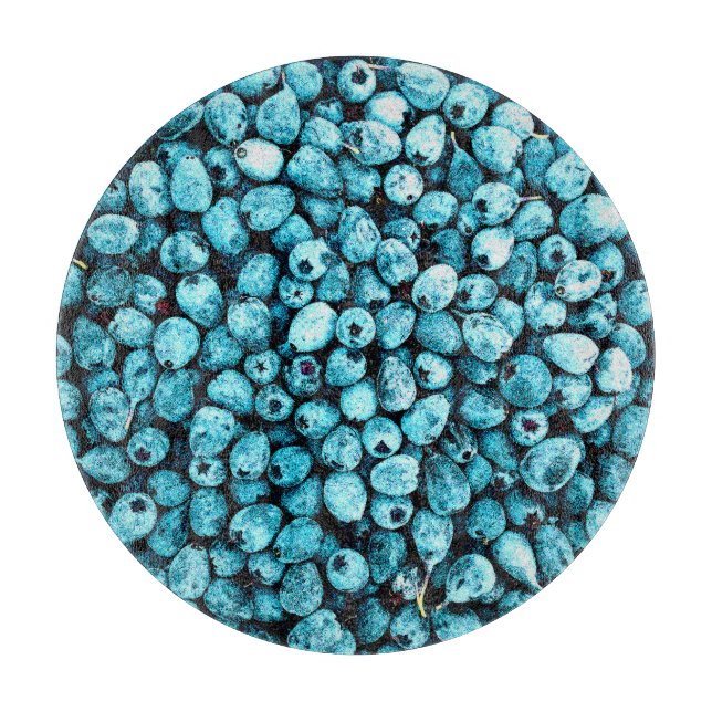"Stack of Blueberry Fruit" Niedliches Foto. Jetzt  Schneidebrett (Vorderseite)