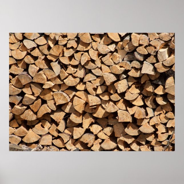 Stack Of Logs Poster (Vorne)