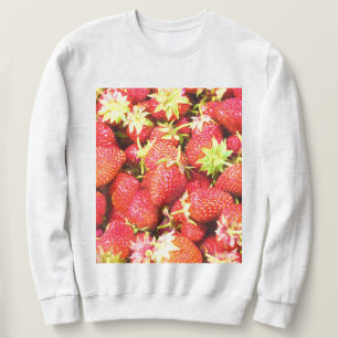 "Stack of Strawberries Fruit" Niedliches Foto. Jet Sweatshirt