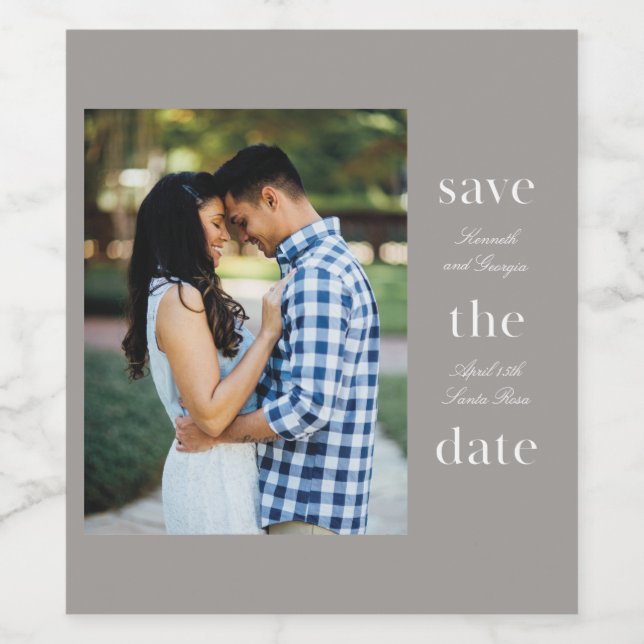 Stack Wording Weinetikett (Einzelnes Label)