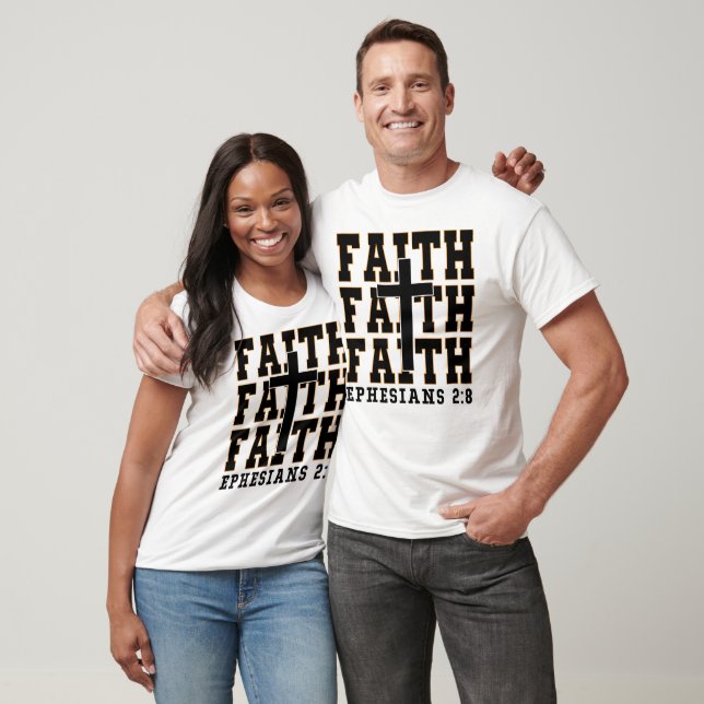 Stacks Faith Cross T-Shirt (Unisex)
