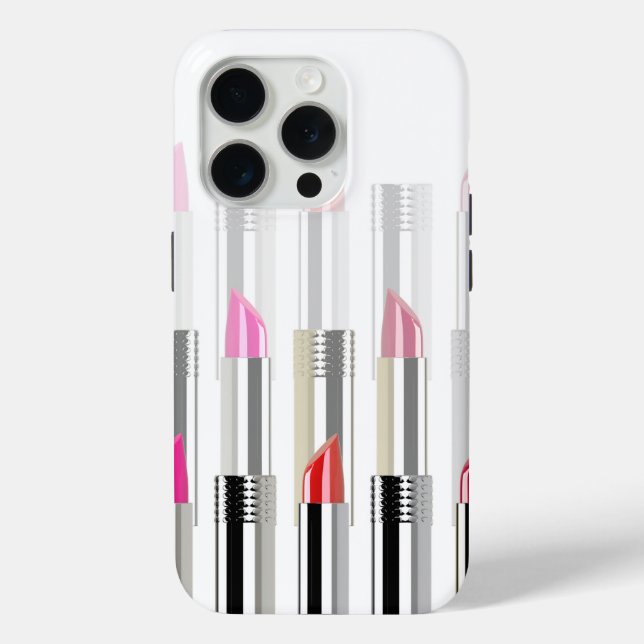 Stacks-Lipstick-Röhren Case-Mate iPhone Hülle (Rückseite)