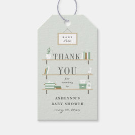 Stacks Shelds Baby Dusche danke Ihnen für Tag, Geschenkanhänger