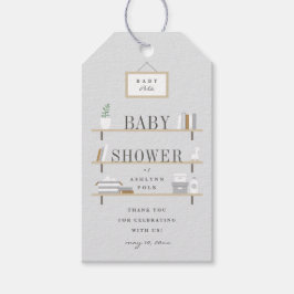 Stacks Shelds Baby Dusche danke Ihnen für Tag, Geschenkanhänger