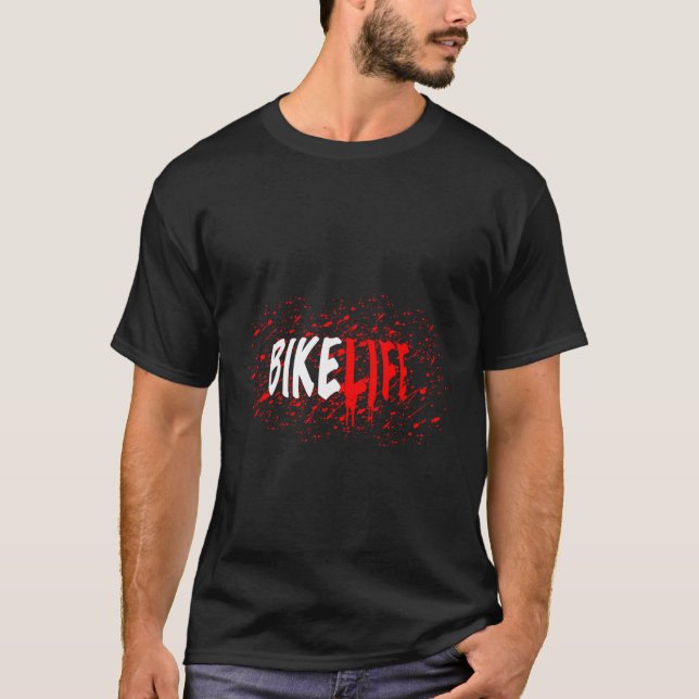 Stackzzhouse Bikelife Tropfen T-Shirt (Vorderseite)