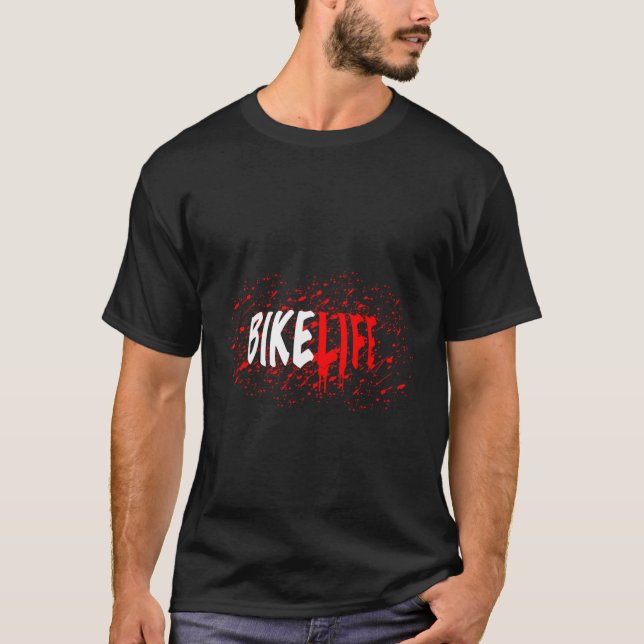 Stackzzhouse Bikelife Tropfen T-Shirt (Vorderseite)