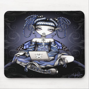 Stacy blaue Labrador-Spitzen-Fee Mousepad