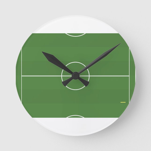 stade foot Wall Clock  Runde Wanduhr (Vorderseite)