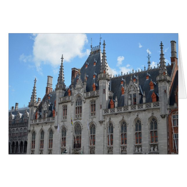 Stadhuis Bruges Belgien Märchenfotografie (Vorderseite (Horizontal))
