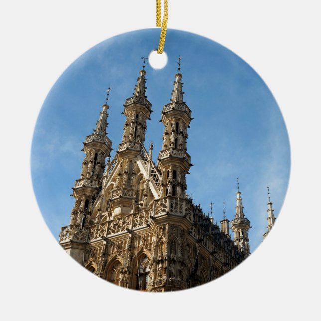 Stadhuis Leuven, Belgien Keramik Ornament (Vorne)