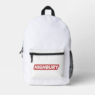 Stadion Arsenal Bedruckter Rucksack