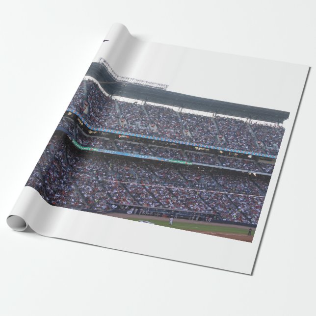 Stadion Crowd Wrapping Paper Geschenkpapier (Ungerollt)