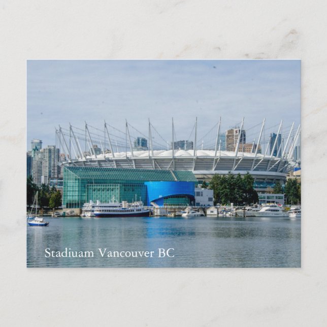 Stadion Vancouver British Columbia Postkarte (Vorderseite)