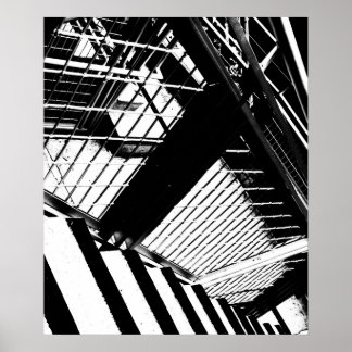 Stadiontreppe Poster