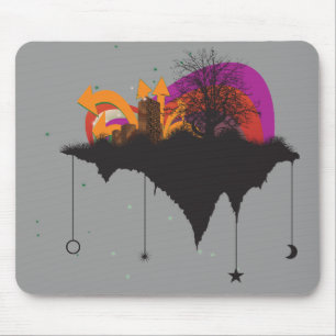 Stadt am Himmel Mousepad