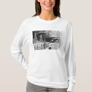 Stadt-Ansicht Portlands, Oregon der 6. Allee T-Shirt