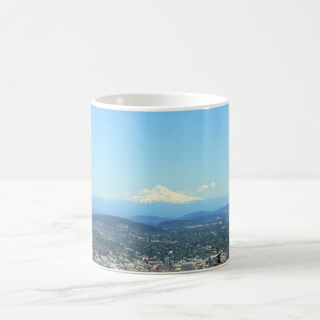 Stadt-Ansicht Portlands, Oregon, Kaffeetasse (Mittel)