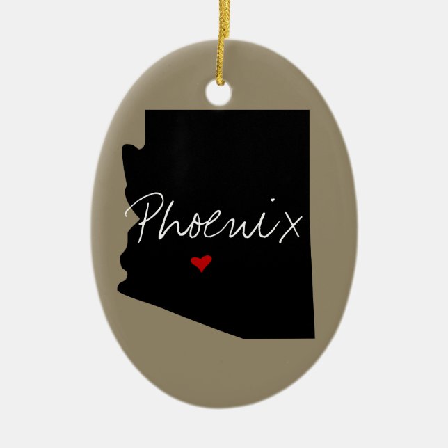 Stadt Arizona Keramikornament (Vorne)