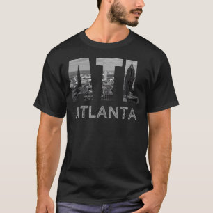 Stadt Atlanta Georgia Skyline City Downtown T-Shirt