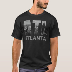Stadt Atlanta Georgia Skyline Stadtbild Innenstadt T-Shirt