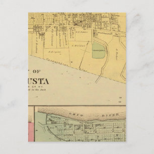 Stadt Augusta mit Tietzville, Foster Postkarte