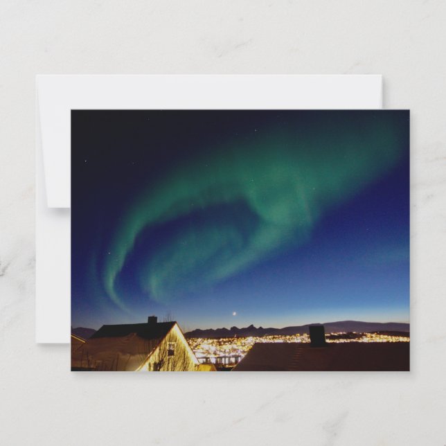 Stadt Aurora Feiertagskarte (Vorderseite)