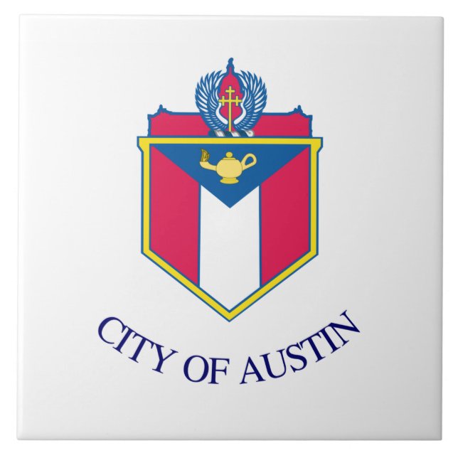 Stadt Austin (Texas) Fliese (Vorderseite)