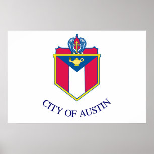 Stadt Austin (Texas) Poster