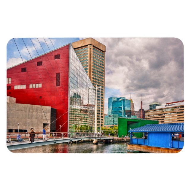 Stadt - Baltimore MD - Hafen - Stadt der Zukunft Magnet (Horizontal)