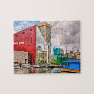 Stadt - Baltimore MD - Harbor Place - Zukunftsstad Puzzle